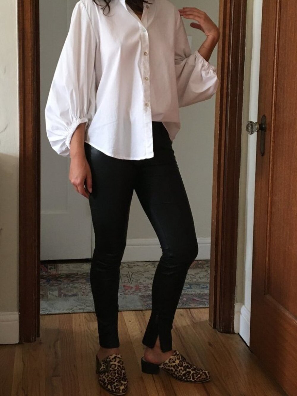 J BRAND leather pants
